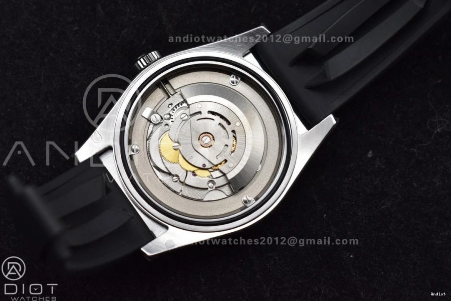 A23J ZF Strap (Gain Black on Best Sky-Dweller SS 336239 Edition Dial Weight) Oysterflex 1:1 0404